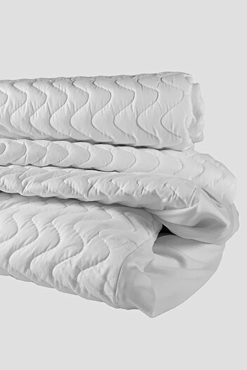 Faiend White Color Micro Fitted Mattress Cover - Full Sided, Liquid Waterproof, Single/Double Mattress Protector Sheet