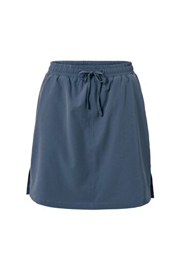 Tchibo Women Sportswear Fit Solid Outdoor Skort, Blue
