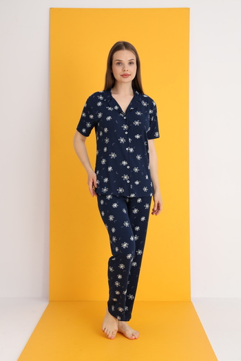 ELİTOL Bamboo Buttoned Pajama Set