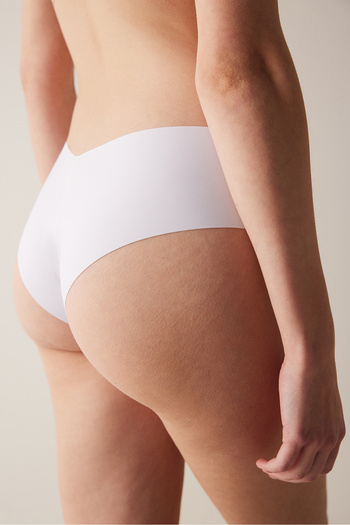 Penti #izbırakmaz Invisible Laser Cut Micro V Shape White Hipster Panty