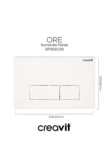 Creavit Ore Beyaz Kumanda Paneli