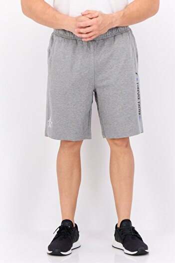 Puma Men Slim Fit Drawstring Outdoor Shorts, Grey