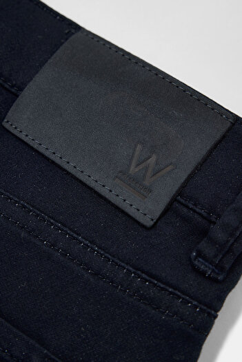 W Collection LACİVERT BORU PAÇA SPOR PANTOLON