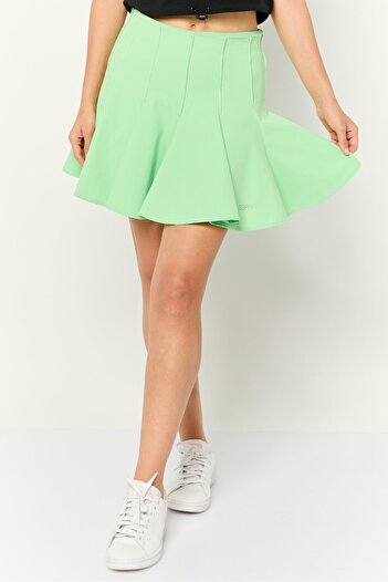 Esprit Women Pleated Mini Skorts, Green