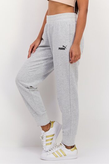 Puma Women Sportswear Fit Brand Logo Outdoor Sweatpant, Grey Heather