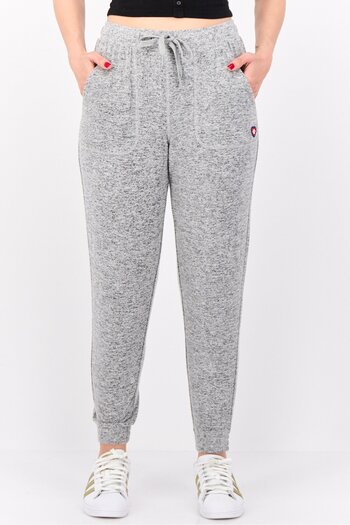 SKECHERS Women Sportswear Fit Outdoor Bobs Jogger Pants, Grey