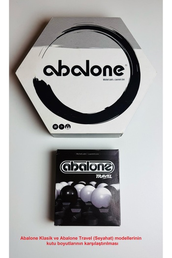 Asmodee Abalone Travel (BOYUTU KÜÇÜKTÜR. LÜTFEN ÜRÜN TANITIM KISMINI OKUYUN)