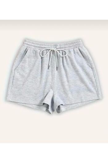 LACKH 2-Piece Shorts Comfortable Stretchy Summer Fabric Sweat-Repellent Mini Shorts Short Shorts