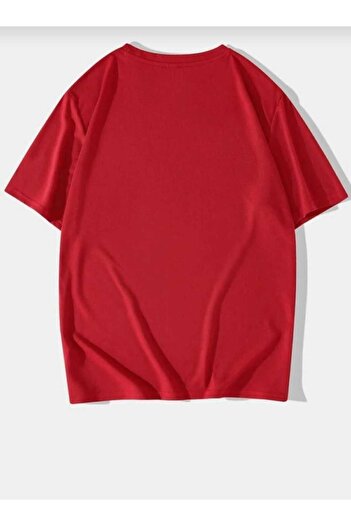 UNCİA OUTDOORS Cute Cat Printed Oversize Basic O-Neck Unisex T-Shirt