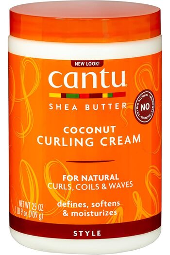 Cantu Shea Butter Curl Cream for Natural Hair with Coconut, 25 oz