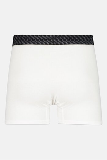 Tommy John Men 2 Pieces 4 Inseam Brand Logo Boxer Briefs, White