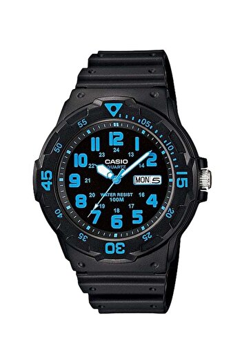 Casio Men Resin BAnd Analog Watch MRW-200H-2B2DF - 48 mm - Black