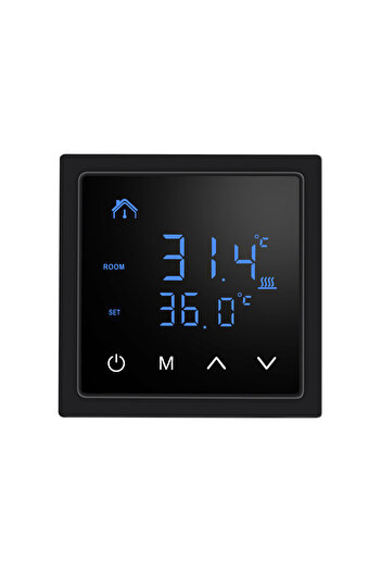 Choice 85-265V Black No WiFi MH1828A Smart Thermostat LED Touch Screen Floor Heating Temperature Controller
