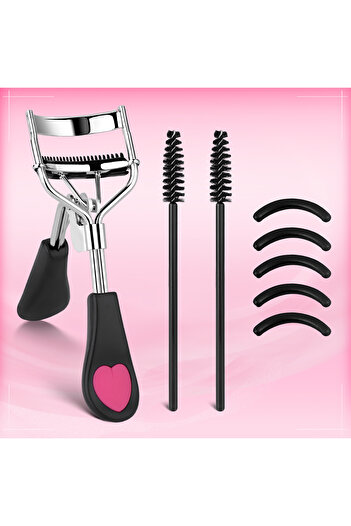 Choice black A convenient love belt comb eyelash clip tool set and eyelash tool set to make eyelashes more