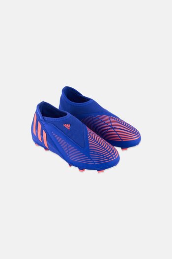 adidas Kids Boy Predator Edge Slip On Footbll Shoes, Royal Blue