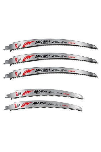 Choice Wood Cutting 12Inch and 15Inch 12" & 15" 5PCS Reciprocating Saw Blade Set, Japanese Teeth Wood Pruni