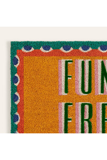Zsa Zsa Zsu Kerala Coir Door Mat 45X75 cm Orange