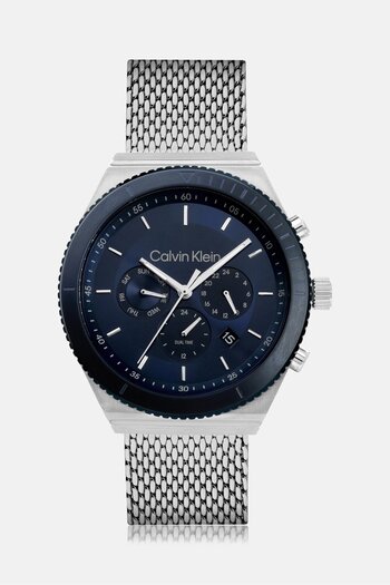 Calvin Klein Men 25200305 Chronograph Quartz Watches 44 mm, Blue