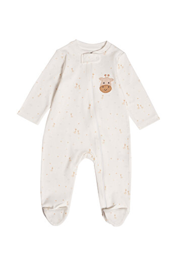 Miny Center Unisex Baby Jumpsuit with Giraffe Figure