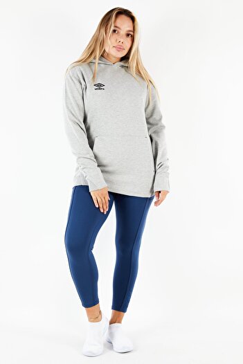 UMBRO Women Sportswear Fit Long Sleeve Training Hoodies, Grey