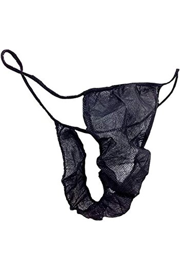 LA PERLA TECH 100 قطعة من ملابس داخلية نسائية غير منسوجة للاستخدام مرة واحدة، بدون شمس، ساونا، لون أسود