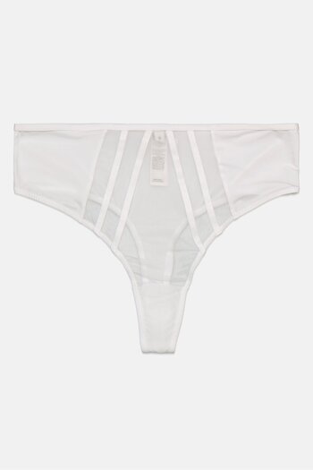 NA-KD Women Plain Pull On Thong Panties, White