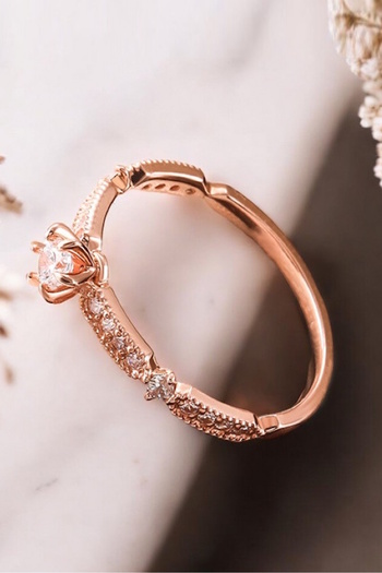 My Diamond 0.47 Karat Vintage Tasarım Tektaş Pırlanta Yüzük Hrd Sertifikalı