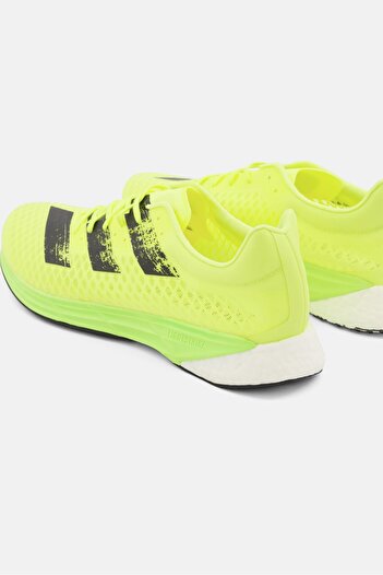 adidas Men Adizero Lace Up Running Shoes, Lime