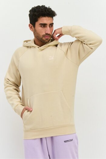Puma Men Sportswear Fit Long Sleeve Outdoor Sweatshirts, Beige