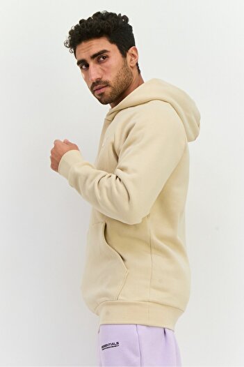 Puma Men Sportswear Fit Long Sleeve Outdoor Sweatshirts, Beige