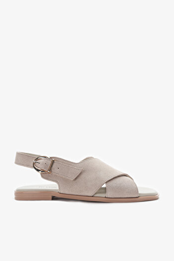 Louis Cardy Pamela Beige Genuine Leather Women's Sandals