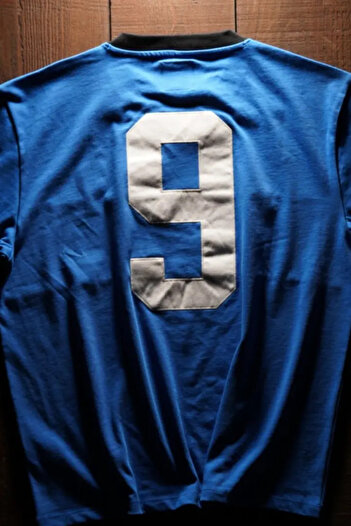 Overdrive Retro Inter Milano Futbol Forması 1990 Saks Mavi