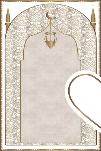 FOREVER ALDORA Heart Double Prayer Rug, Knee-Painless Soft Prayer Rug, Gift Prayer Rug