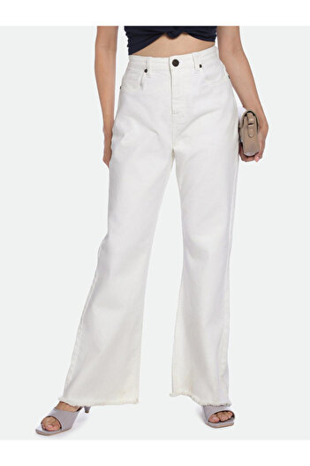 Dennis Lingo By Styli Bootcut High-Rise Clean Look Stretchable Jeans