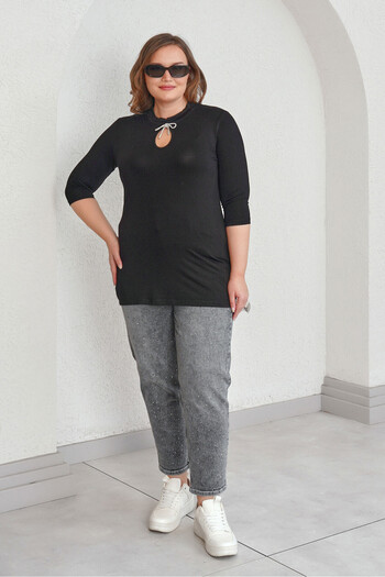 Büyük Moda 54146 Bow Detailed T-Shirt