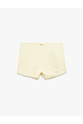 Koton Modal Karışımlı Dantel Detaylı Şort Pijama Altı