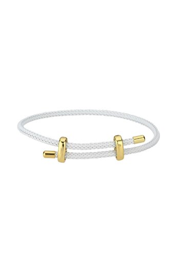 CHARMLUCKY STEEL COLORED BRACELET