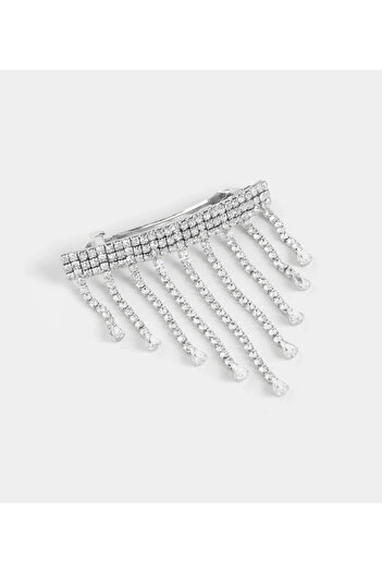CSR AKSESUAR Automatic Steel Buckle with Hanging Zircon Stone