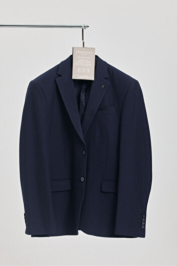 Frappoli Menship Blue Slim Fit Blazer Jacket (Enlarged - Oversized) Vorteks