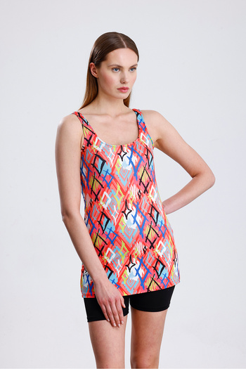 segiza Lycra Strappy Patterned Shorts Swimsuit Is a Perfect Fit