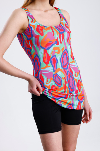 segiza Lycra Strappy Patterned Shorts Swimsuit Is a Perfect Fit