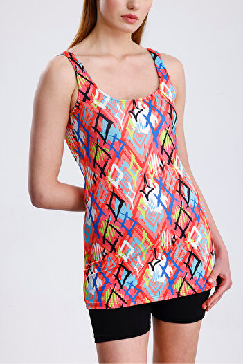 segiza Lycra Strappy Patterned Shorts Swimsuit Is a Perfect Fit