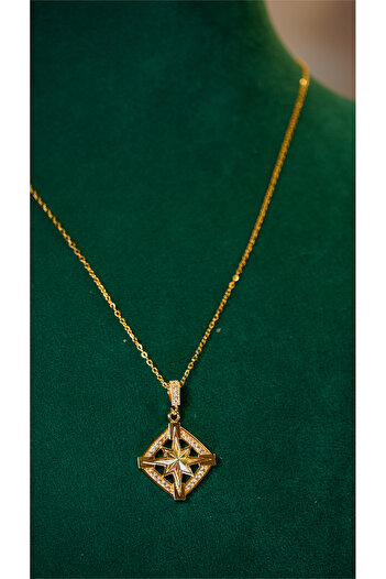 Jewerly Bak Butik Yıldız Taşli Çelik Koley