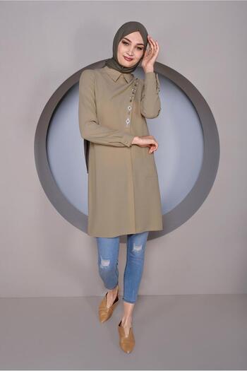 Alvina Embroidered Pocket Tunic 41345