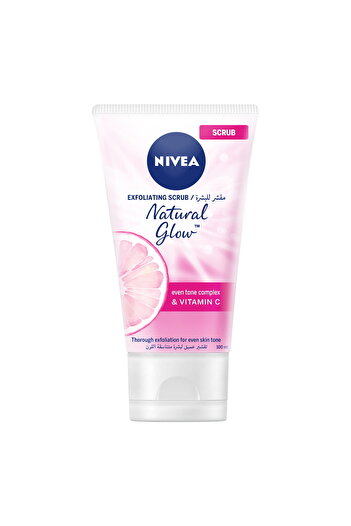 NIVEA Exfoliating Face Scrub Natural Glow 100ml – Smooth, Refreshing Skin for All Types