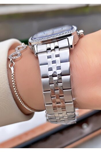 Daniel Klein Brand Silver Color Women's Wristwatch with Bracelet Gift