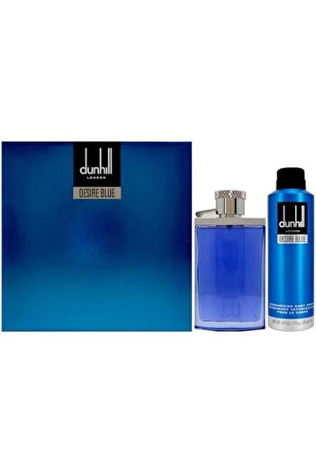 Dunhill Alfred Desire Blue for Men - 2 Pc Gift Set 3.4oz EDT Spray, 6.0oz Deodorant Spray