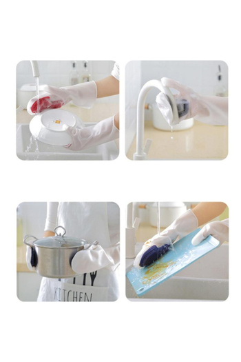 Store Silicone Dish Washing Glove