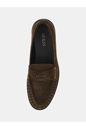 Guess OSAKA Erkek Kahverengi Loafer FMJOSASUE14-BROWN