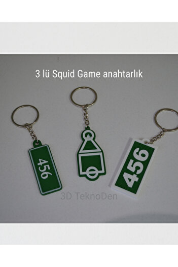 TEKNO Squid Game 3-Piece Keyring - Figure Keyring